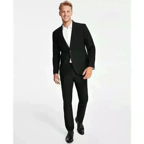 NEW! Calvin Klein Men's XL Refined Slim-Fit Stretch Suit Jacket NWT $269 - Picture 4 of 5